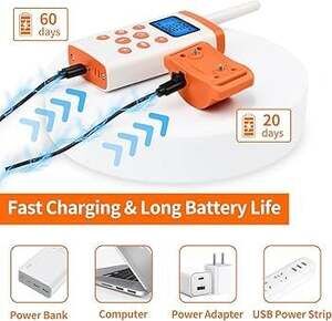 2-in-1 Cat Shock Collar with Remote and Auto Stop Meowing Modes